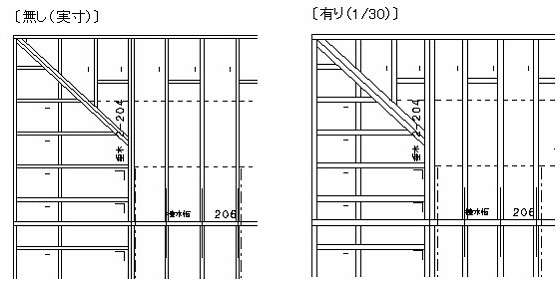 小屋伏図(2x4)2-3